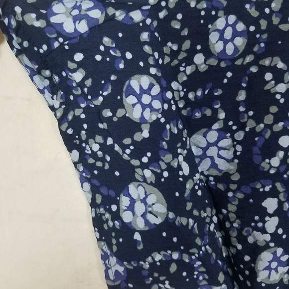 Madewell blue button front floral mini dress size small - Picture 7 of 10